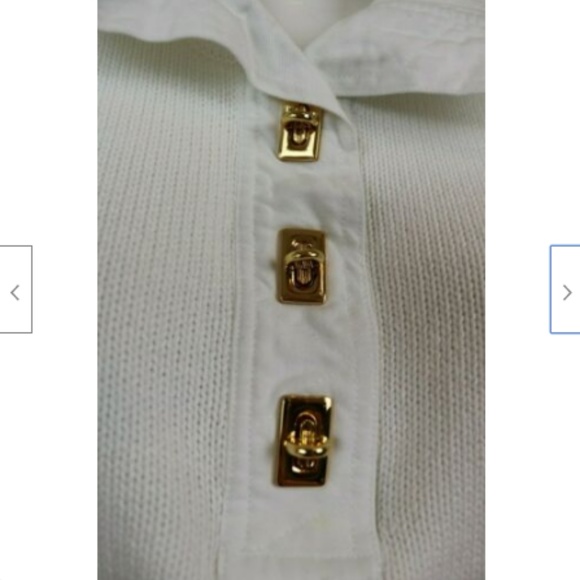 Lauren Ralph Lauren Womens Sweater White Pullover - Picture 4 of 6